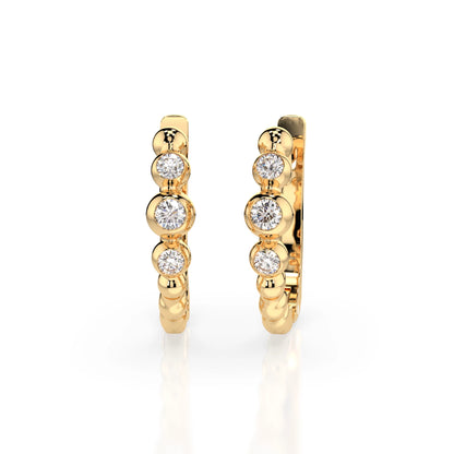 Eternity-Ohrringe (Rund), 0.06 ct — 102-10019