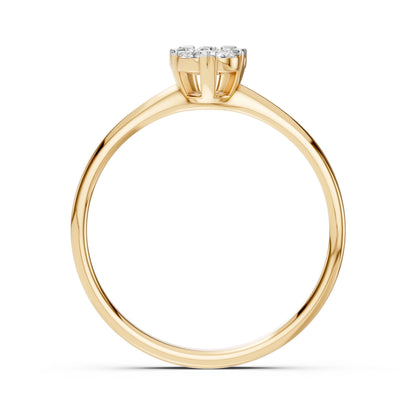Illusion-Ring (Rund), 0.06 ct — 101-10015/1(2.5)