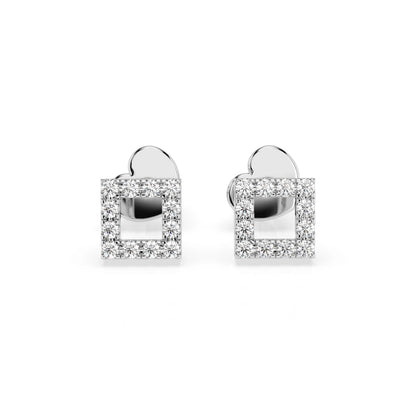 Minimalismus-Ohrringe (Rund), 0.14 ct — 102-10053