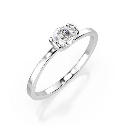 Solitär-Ring (Rund), 0.3 ct — 101-10016(4.2)