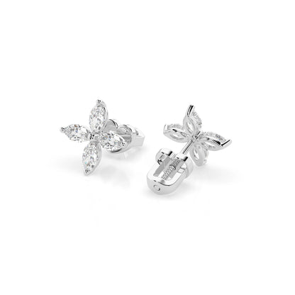 Illusion-Ohrringe (Marquise), 0.8 ct — 102-10193V1