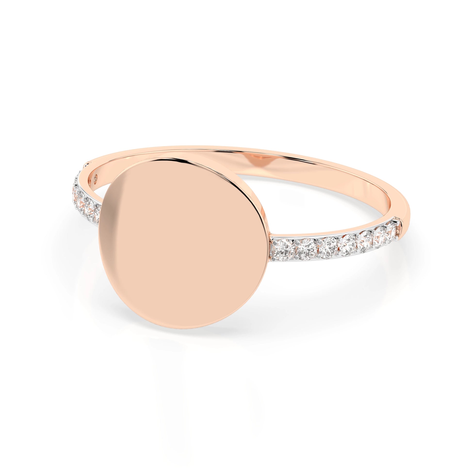 Minimalismus-Ring (Rund), 0.14 ct — 101-10067