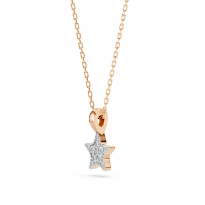 Minimalismus-Halskette (Rund), 0.03 ct — 104-10077