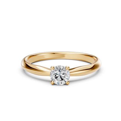 Solitär-Ring (Rund), 0.4 ct — 101-10021(4.7)