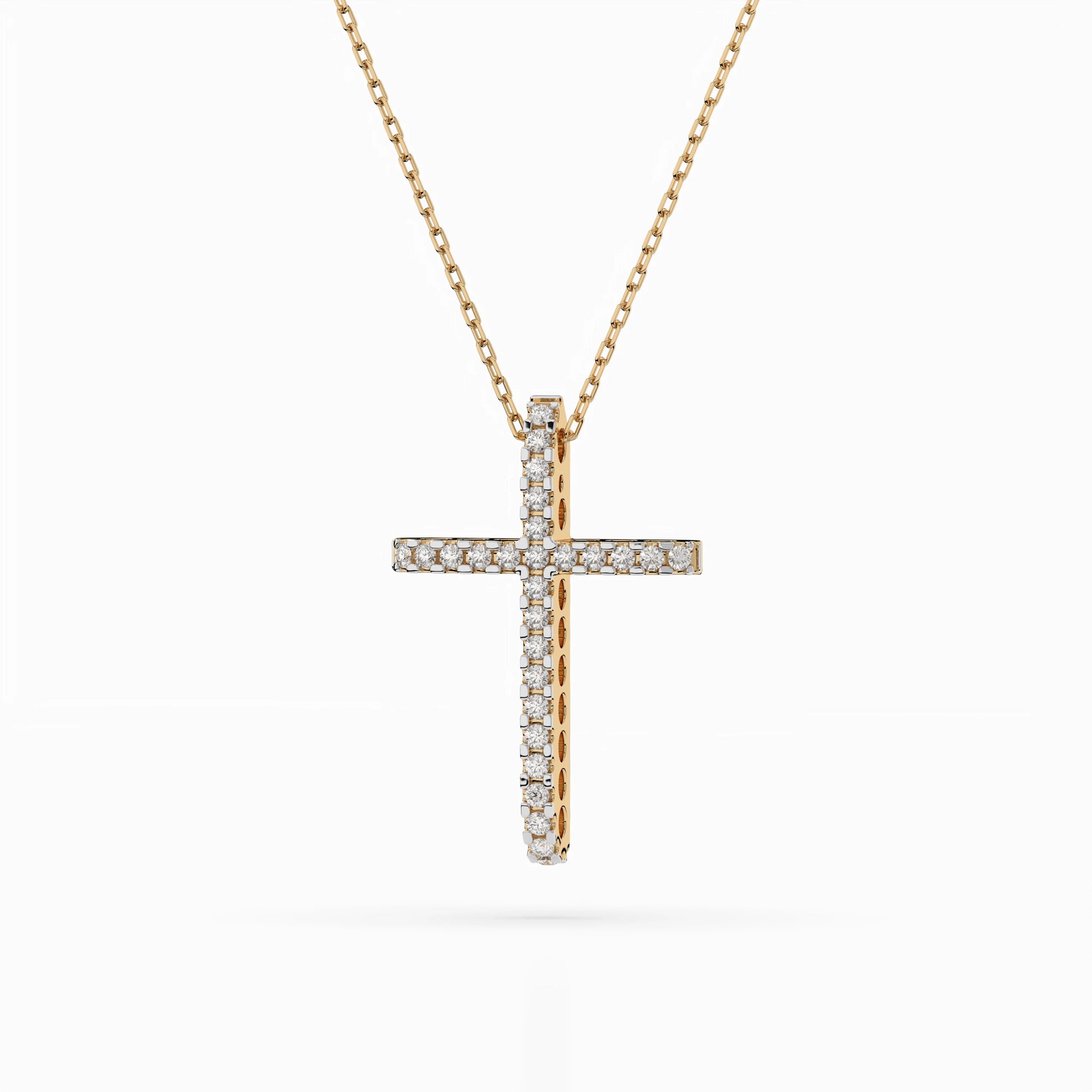 Minimalismus-Halskette (Rund), 0.14 ct — 104-10026