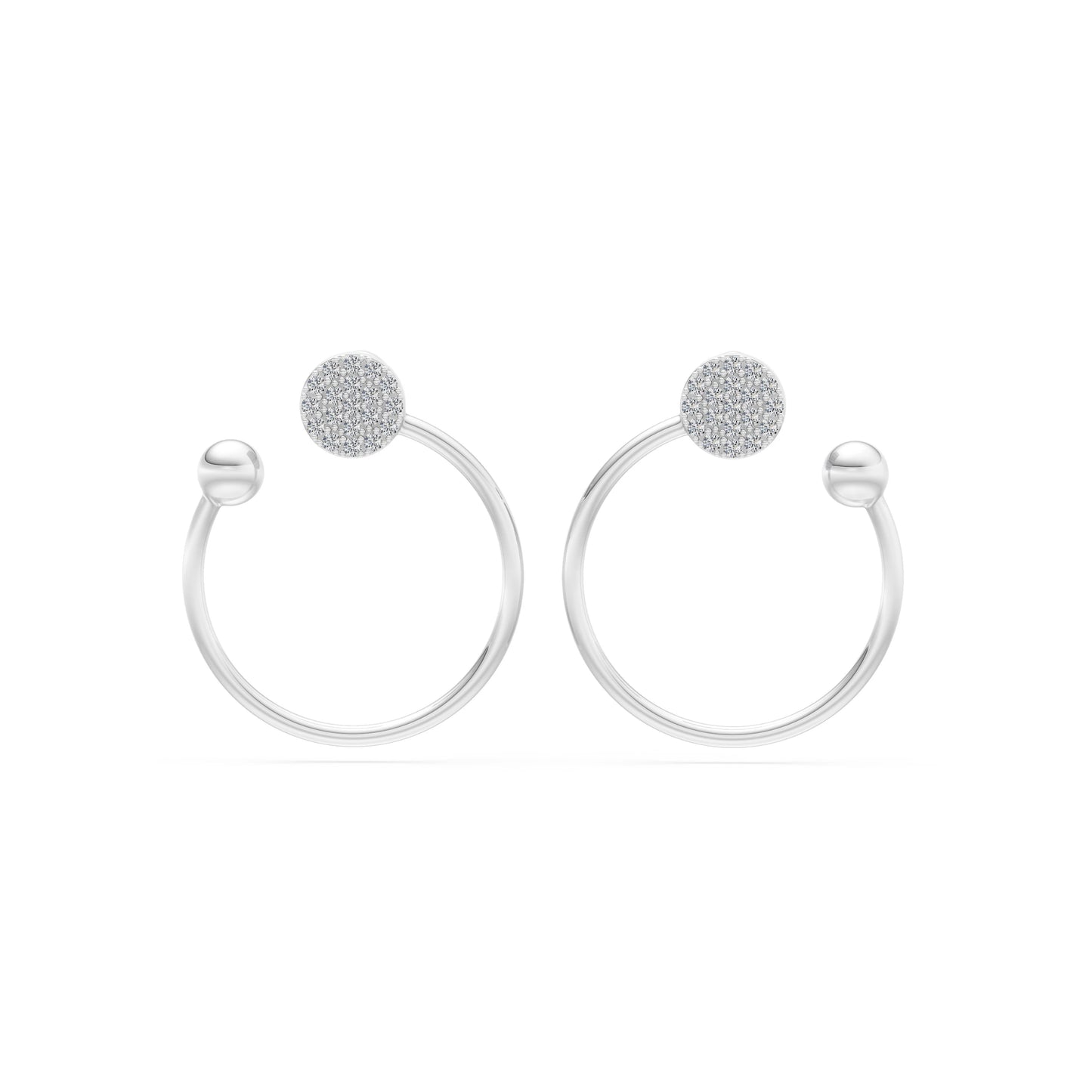 Minimalismus-Ohrringe, 0.23 ct — 102-10081