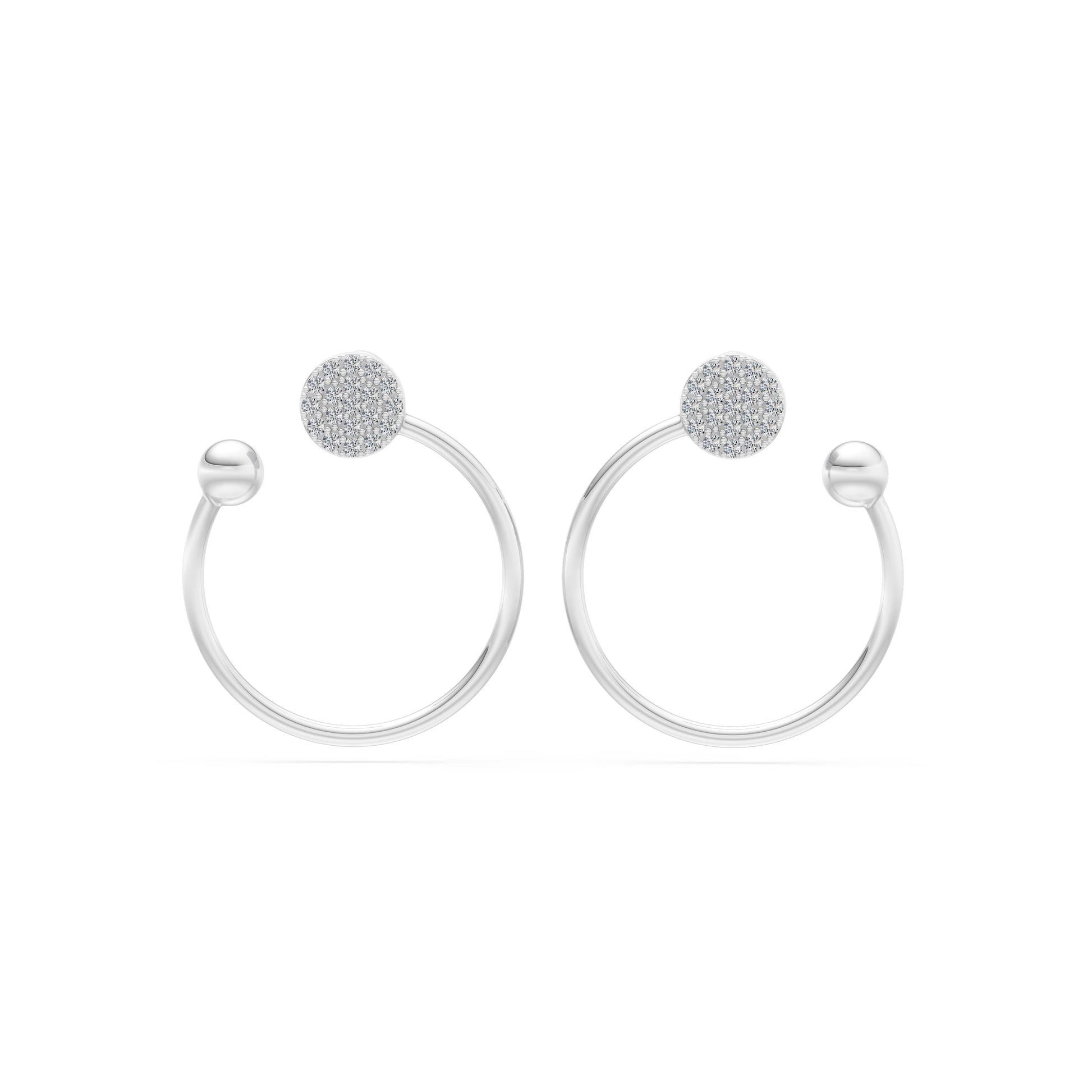 Minimalismus-Ohrringe, 0.23 ct — 102-10081