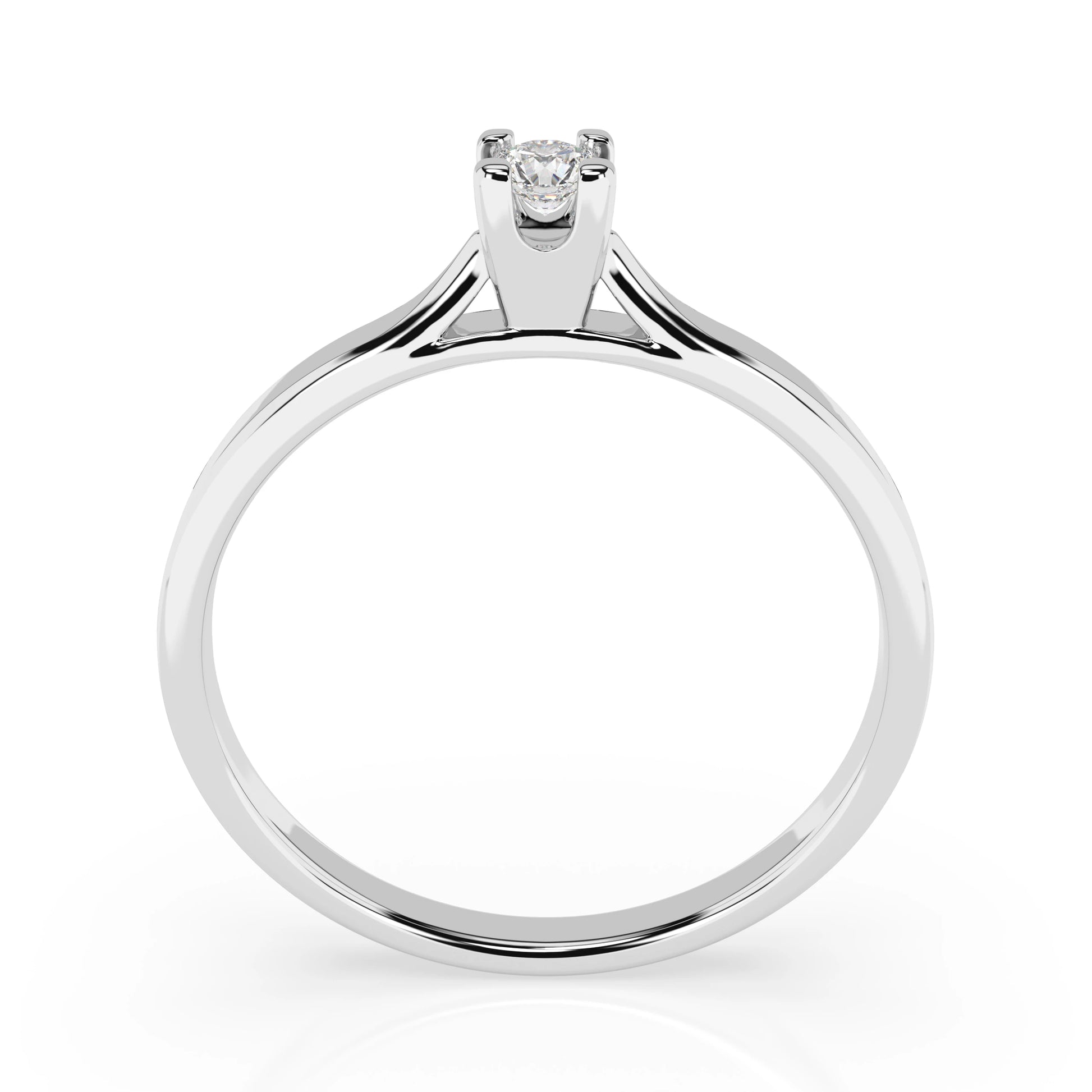 Solitär-Ring (Rund), 0.06 ct — 101-10034(2.5)