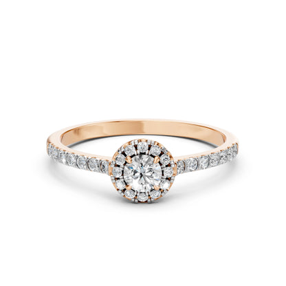 Solitär-Eternity-Ring (Rund), 0.25 ct — 101-10095(4.0)