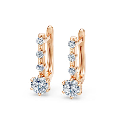 Solitär-Eternity-Ohrringe, 0.6 ct — 102-10144(4.2)