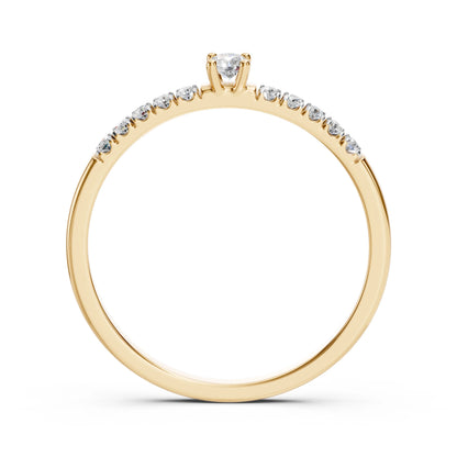 Solitär-Eternity-Ring (Rund), 0.07 ct — 101-10126/2(2.6)