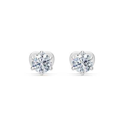 Solitär-Schmetterling-Ohrringe, 0.6 ct — 102-10040/1(4.2)