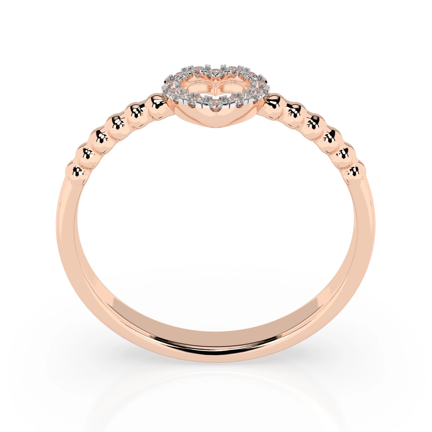 Minimalismus-Ring (Rund), 0.07 ct — 101-10028
