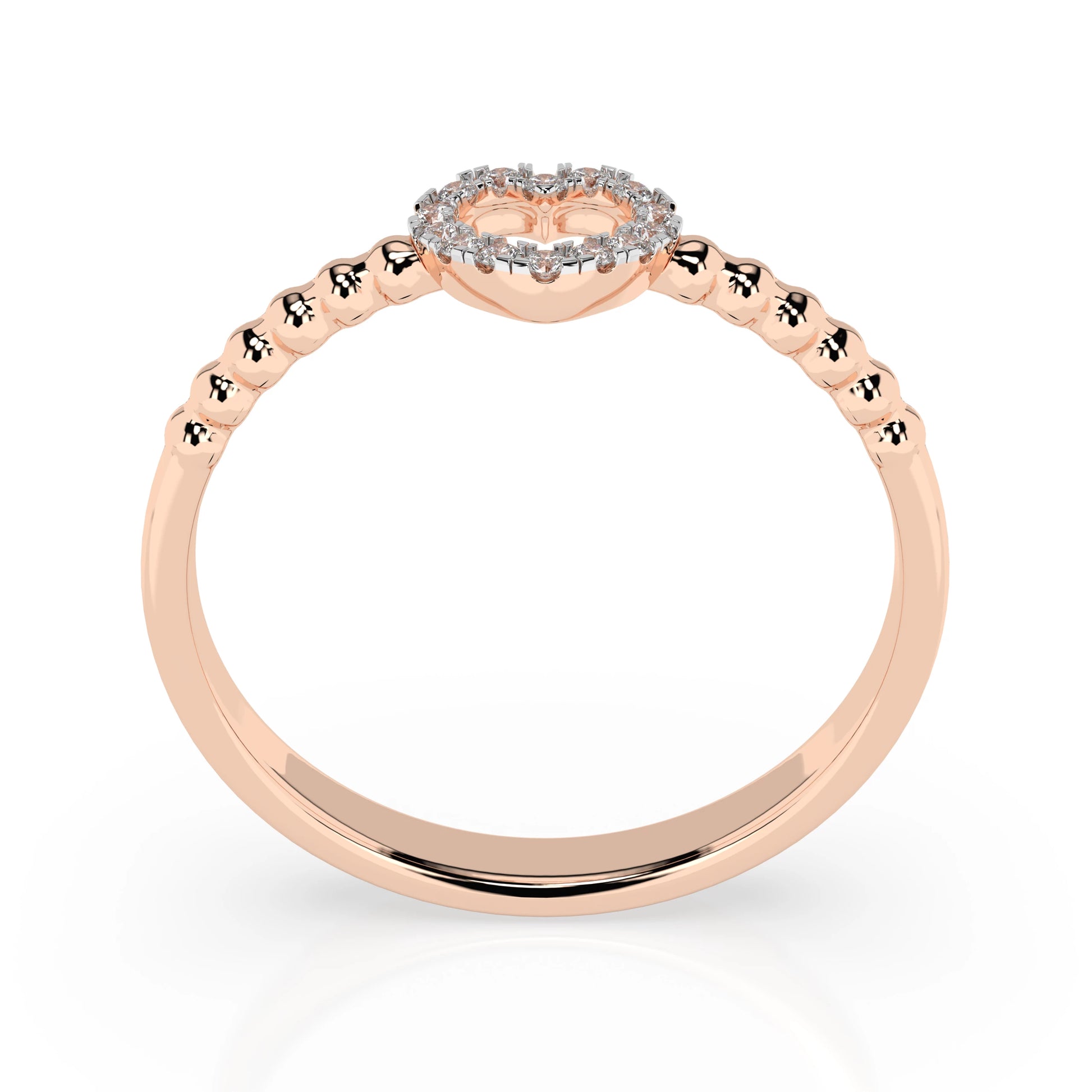 Minimalismus-Ring (Rund), 0.07 ct — 101-10028