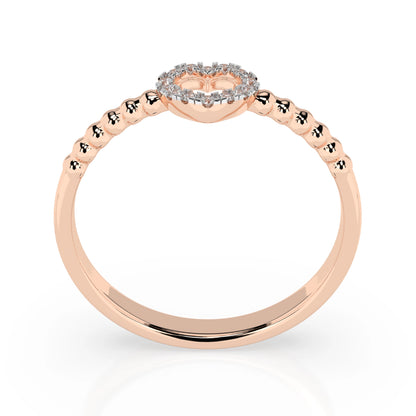 Minimalismus-Ring (Rund), 0.07 ct — 101-10028