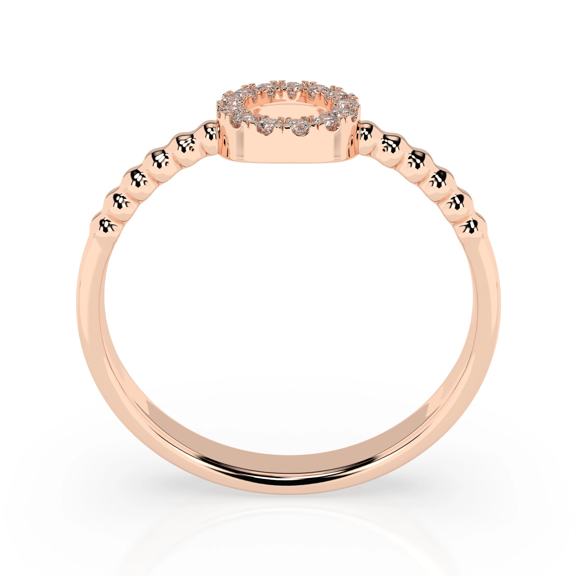 Minimalismus-Ring (Rund), 0.08 ct — 101-10055
