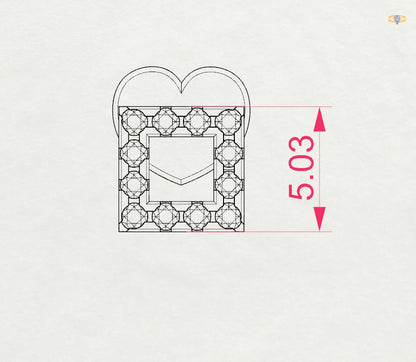 Minimalismus-Ohrringe (Rund), 0.14 ct — 102-10053