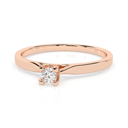 Solitär-Ring (Rund), 0.06 ct — 101-10034(2.5)