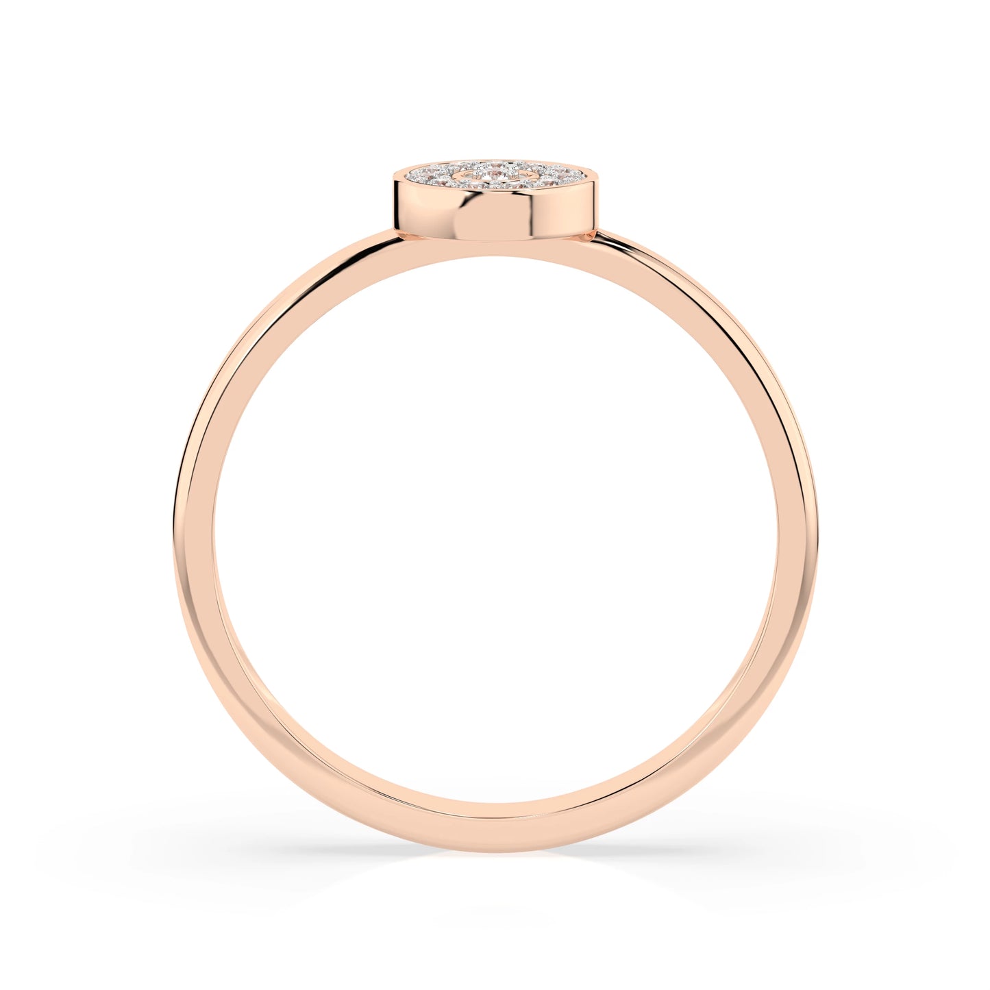 Illusion-Ring (Rund), 0.07 ct — 101-10075