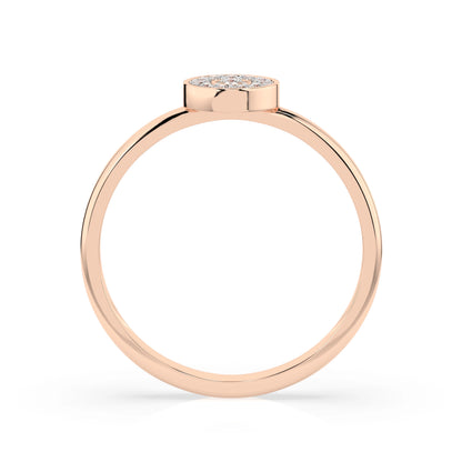 Illusion-Ring (Rund), 0.07 ct — 101-10075
