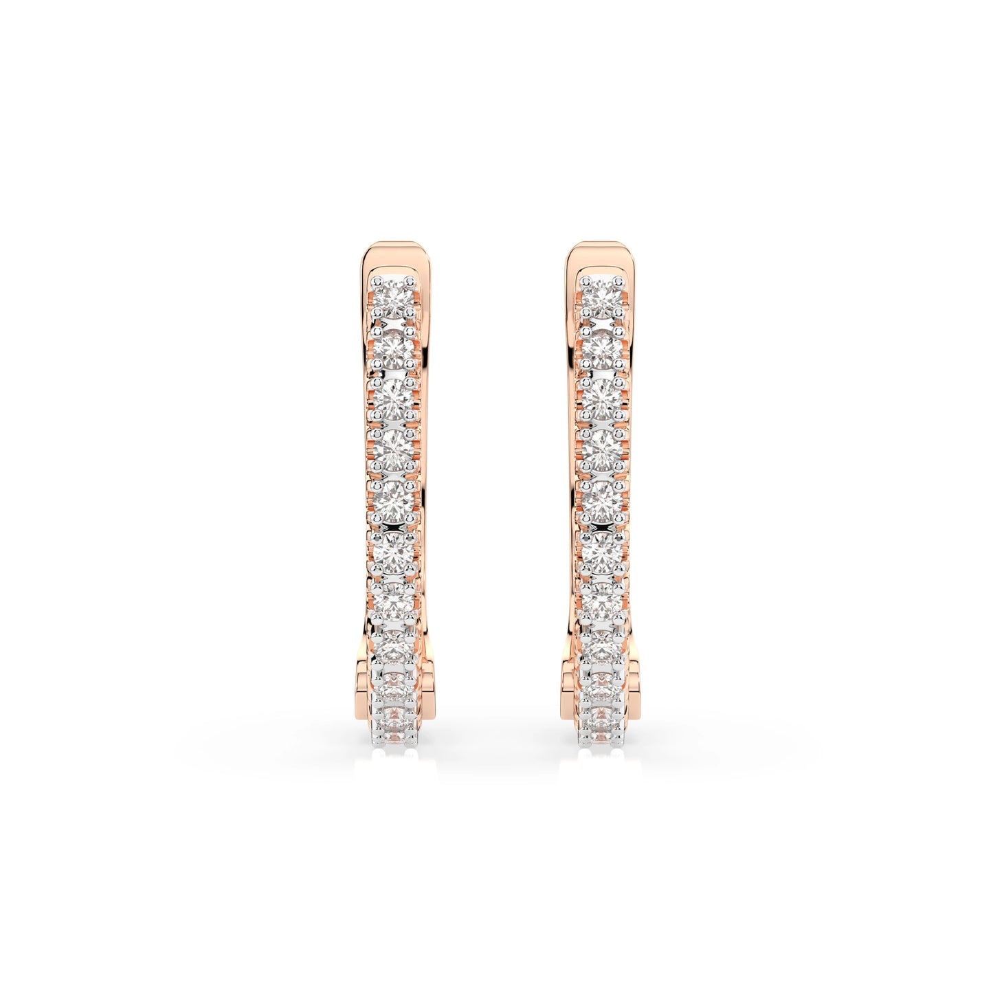 Eternity-Ohrringe (Rund), 0.18 ct — 102-10076