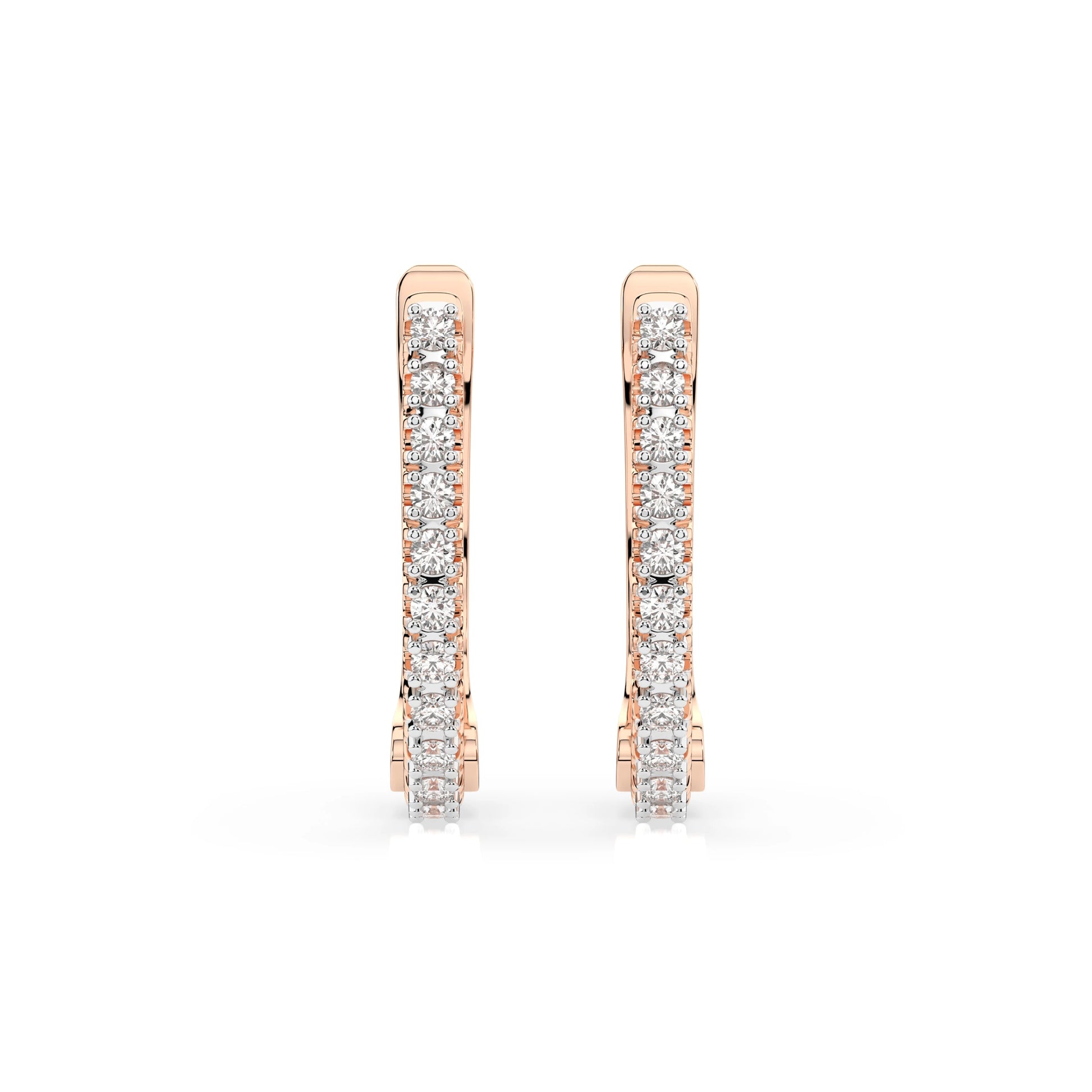 Eternity-Ohrringe (Rund), 0.18 ct — 102-10076