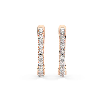 Eternity-Ohrringe (Rund), 0.18 ct — 102-10076