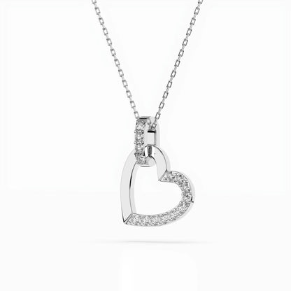 Minimalismus-Halskette (Rund), 0.18 ct — 104-10058