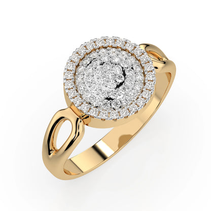 Illusion-Ring (Rund), 0.15 ct — 101-10073