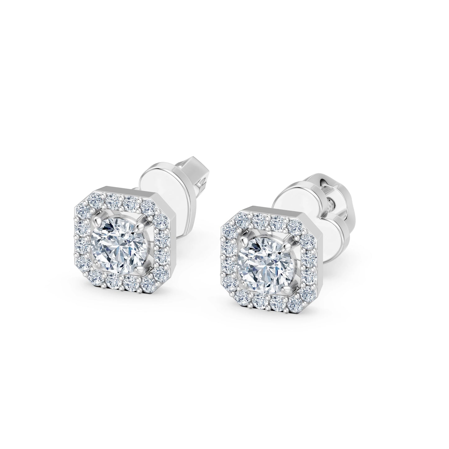 Solitär-Eternity-Ohrringe, 0.4 ct — 102-10118/2(3.7)