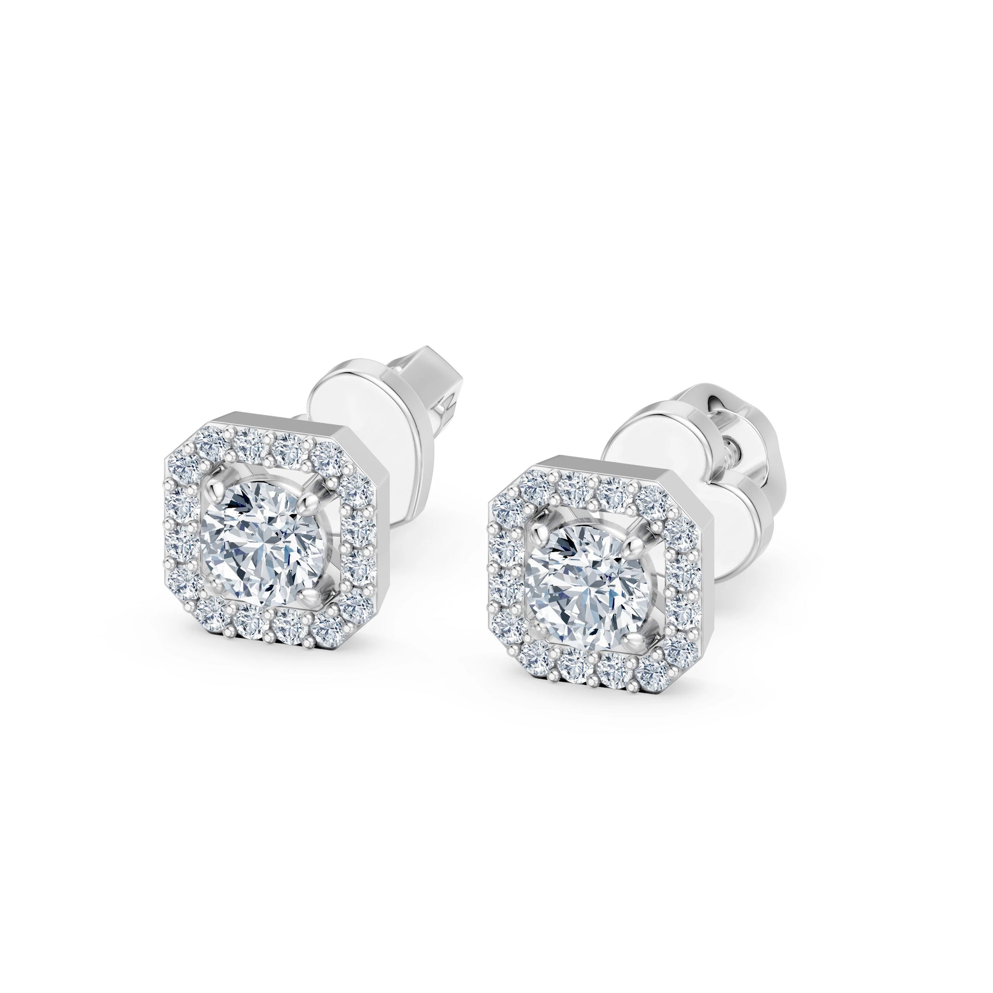 Solitär-Eternity-Ohrringe, 0.4 ct — 102-10118/2(3.7)