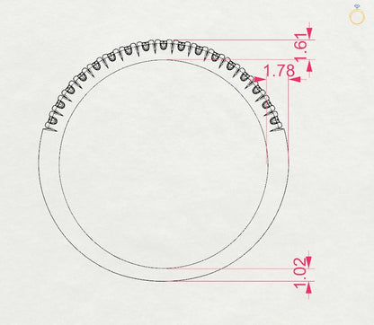 Eternity-Ring (Rund), 0.14 ct — 101-10076