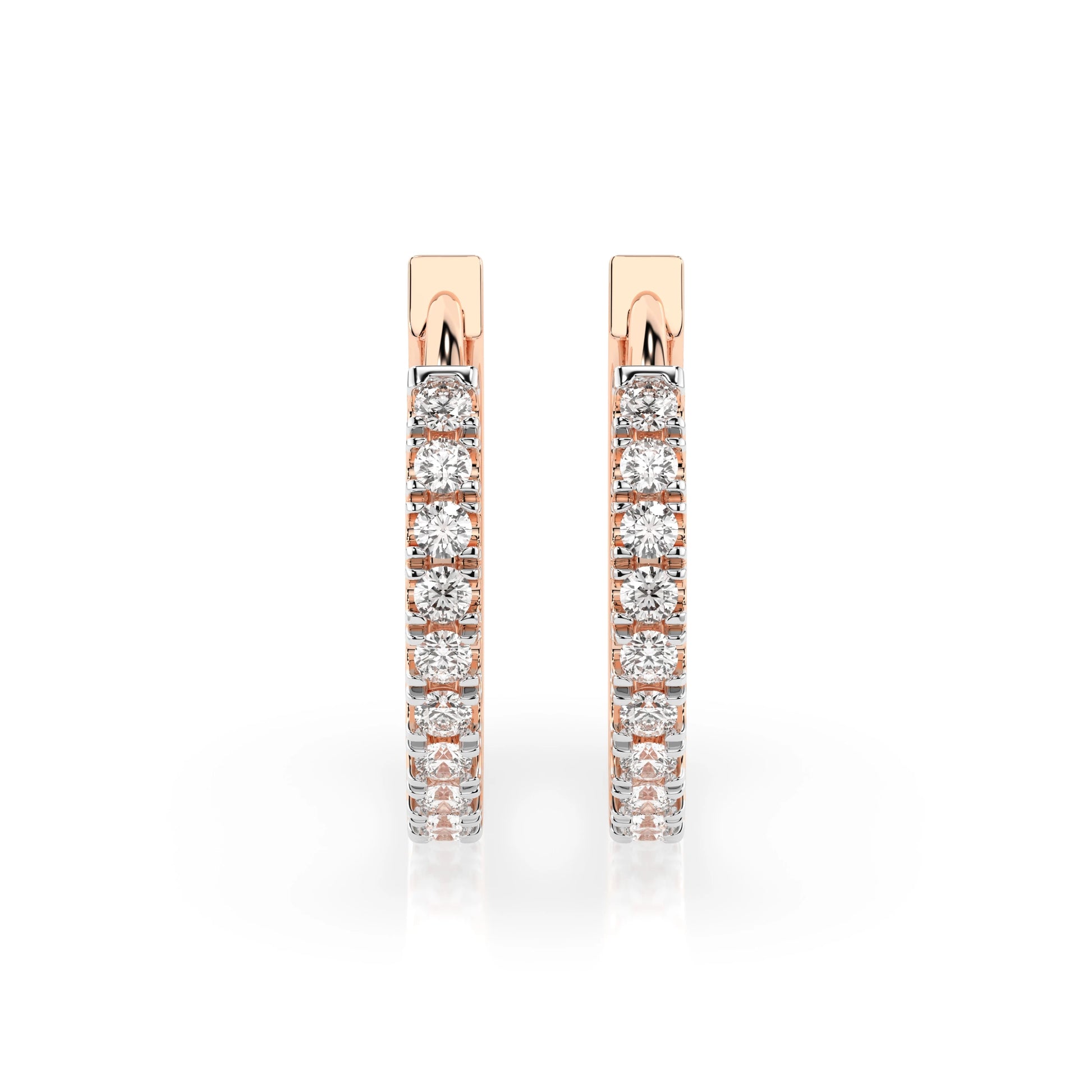 Eternity-Ohrringe (Rund), 0.22 ct — 102-10109(1.3)