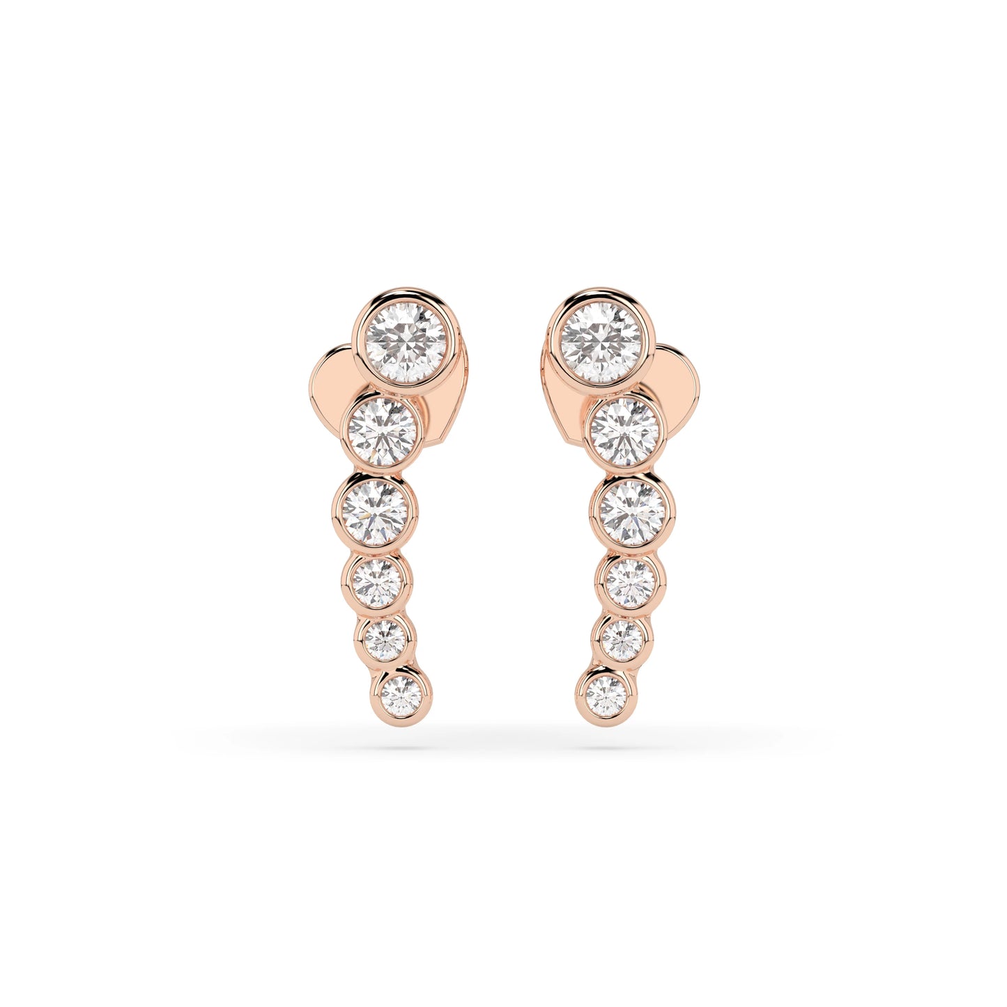 Eternity-Ohrringe (Rund), 0.03 ct — 102-10031