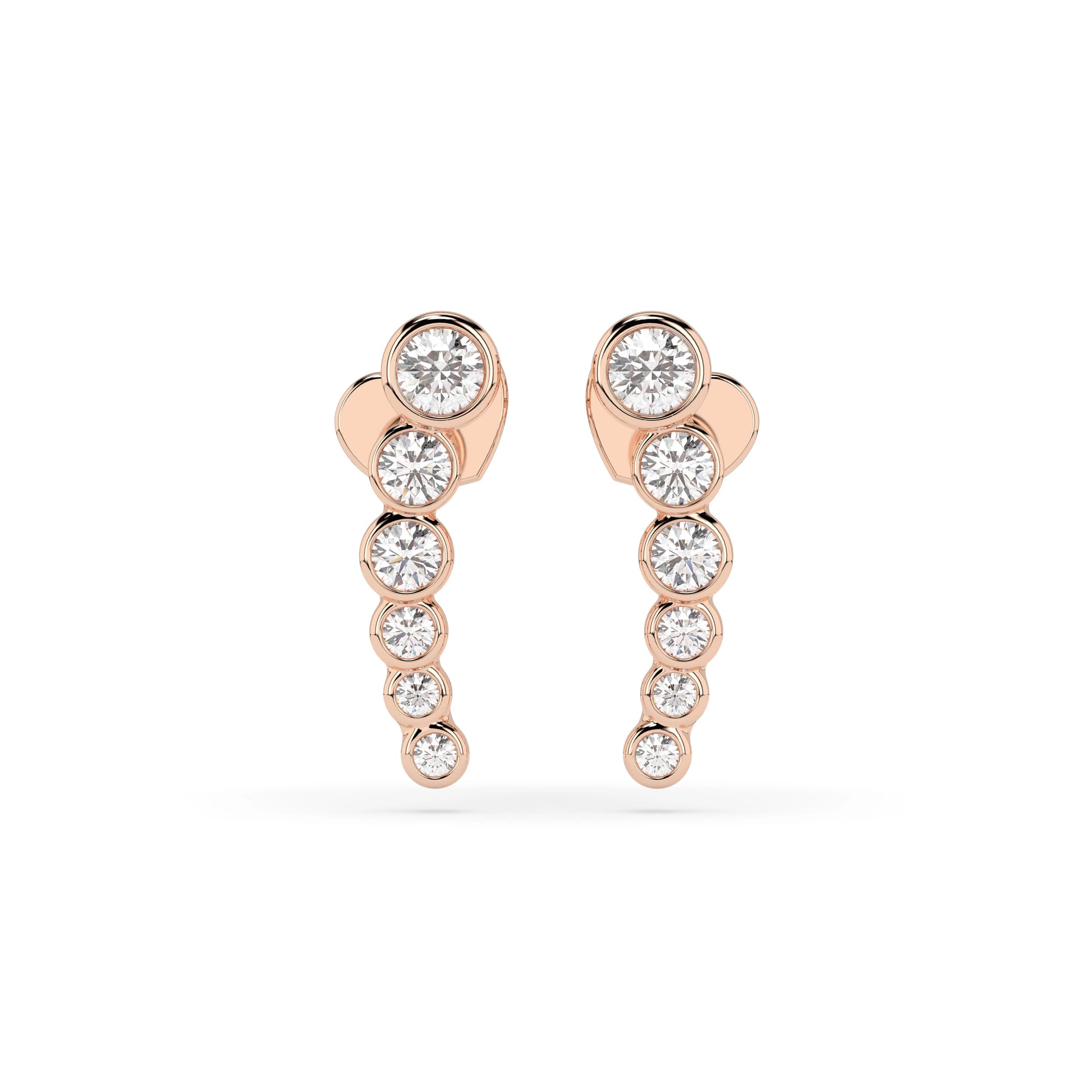 Eternity-Ohrringe (Rund), 0.03 ct — 102-10031