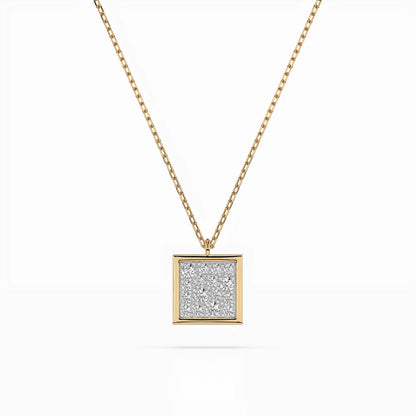 Illusion-Halskette (Rund), 0.07 ct — 104-10036