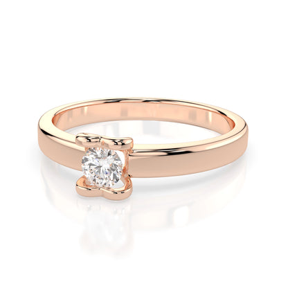 Solitär-Ring (Rund), 0.15 ct — 101-10013(3.4)