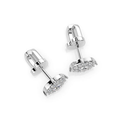 Solitär-Eternity-Ohrringe (Rund), 0.2 ct — 102-10017(3.0)