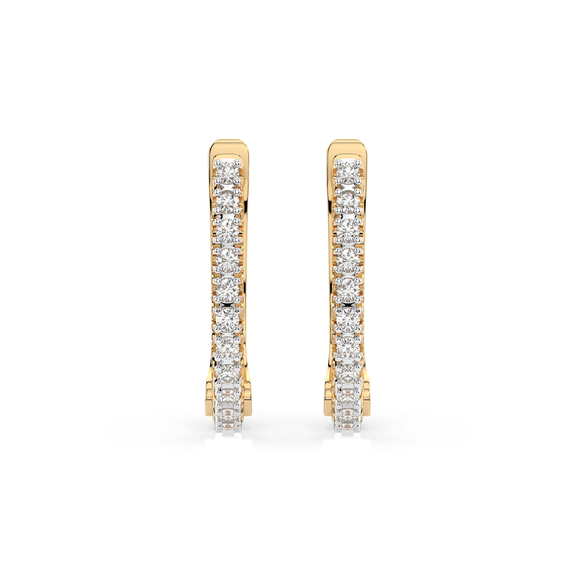 Eternity-Ohrringe (Rund), 0.18 ct — 102-10076