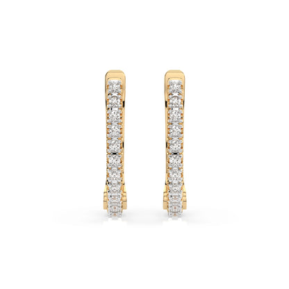Eternity-Ohrringe (Rund), 0.18 ct — 102-10076