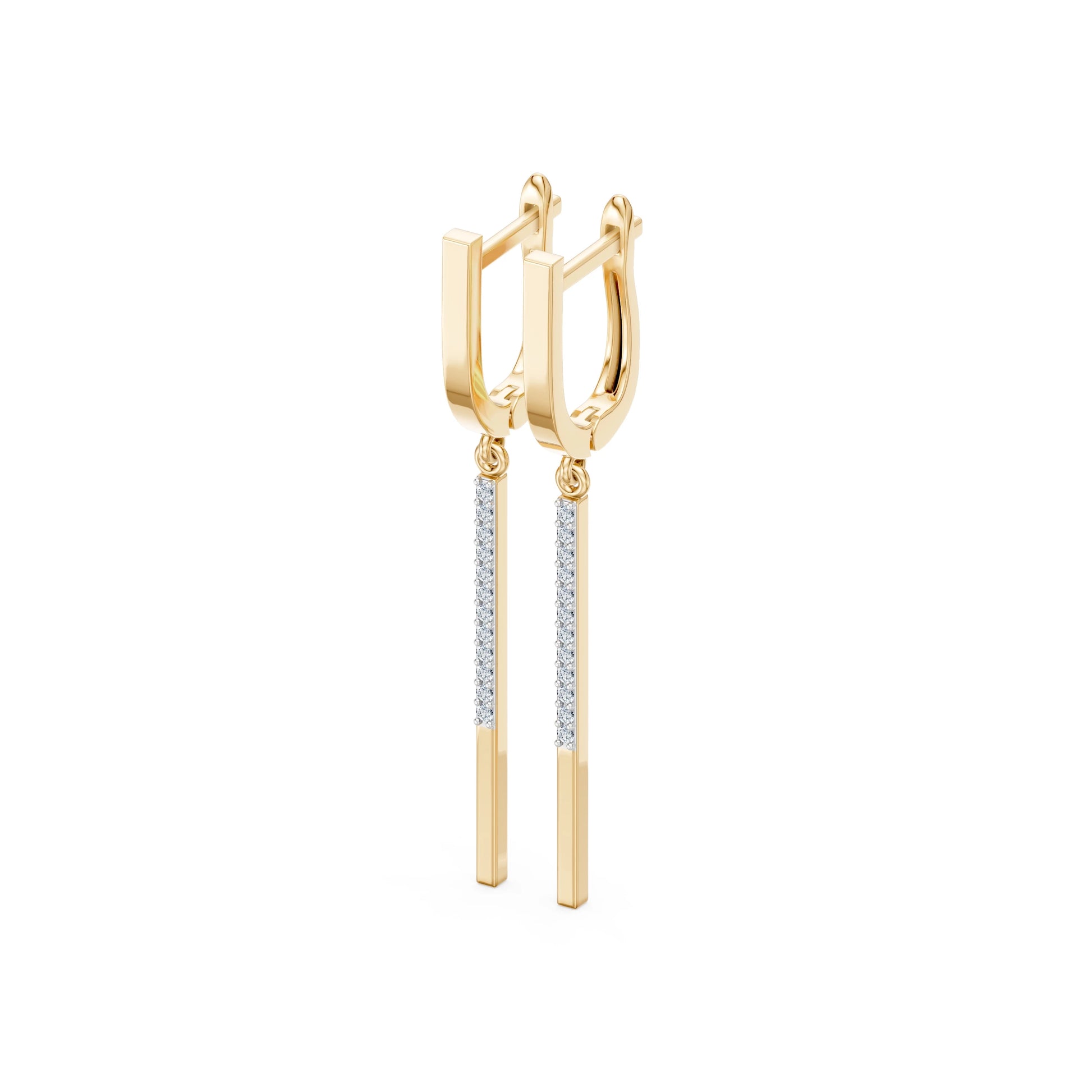 Minimalismus-Ohrringe, 0.14 ct — 102-10129/6