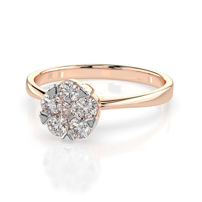 Illusion-Ring (Rund), 0.1 ct — 101-10015/1(3.0)