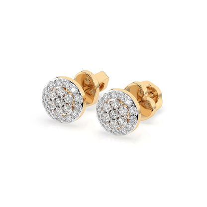 Illusion-Ohrringe (Rund), 0.16 ct — 102-10072