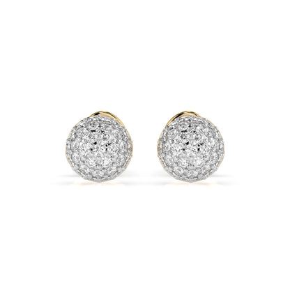 Illusion-Ohrringe (Rund), 0.32 ct — 102-10090/1