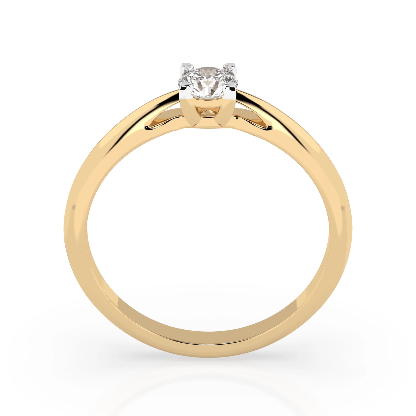 Solitär-Ring (Rund), 0.3 ct — 101-10190(0.30)RN