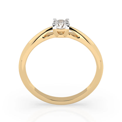 Solitär-Ring (Rund), 0.3 ct — 101-10190(0.30)RN