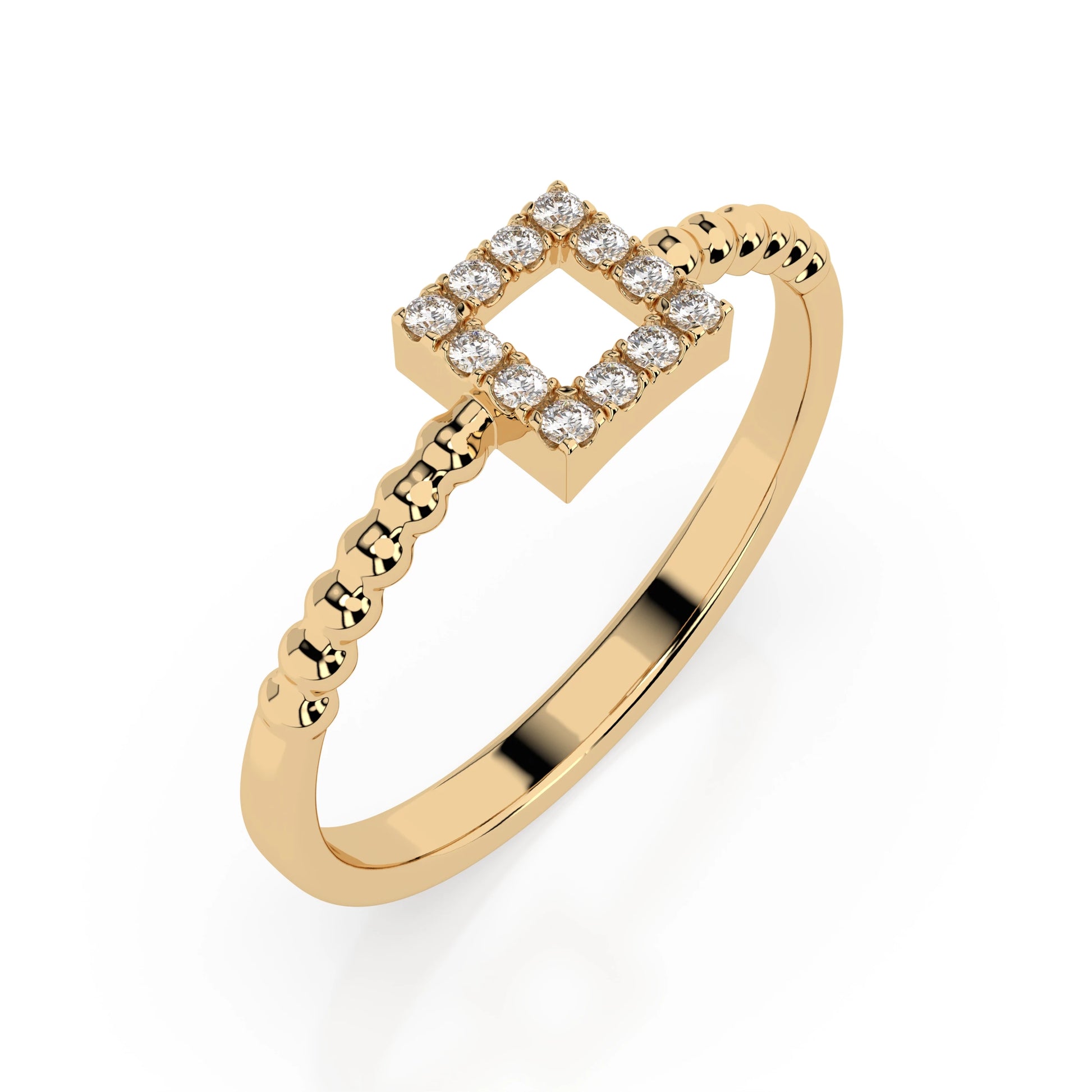 Minimalismus-Ring (Rund), 0.07 ct — 101-10053