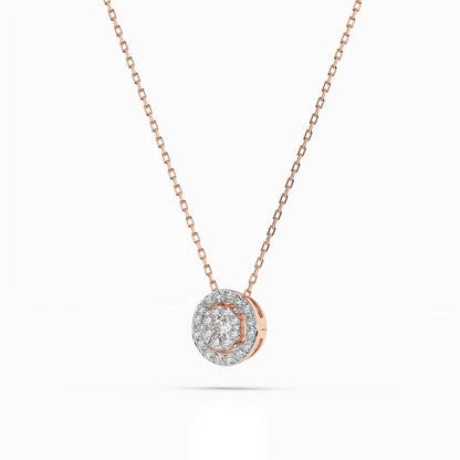 Illusion-Halskette (Rund), 0.06 ct — 104-10002(2.5)