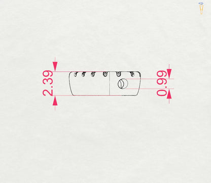 Minimalismus-Halskette (Rund), 0.09 ct — 104-10051