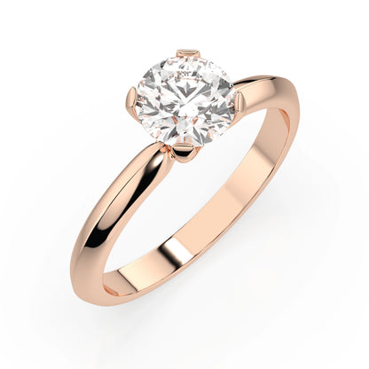 Solitär-Ring (Rund), 0.5 ct — 101-10089(5.1)